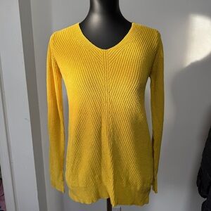 Old Navy mustard yellow sweater